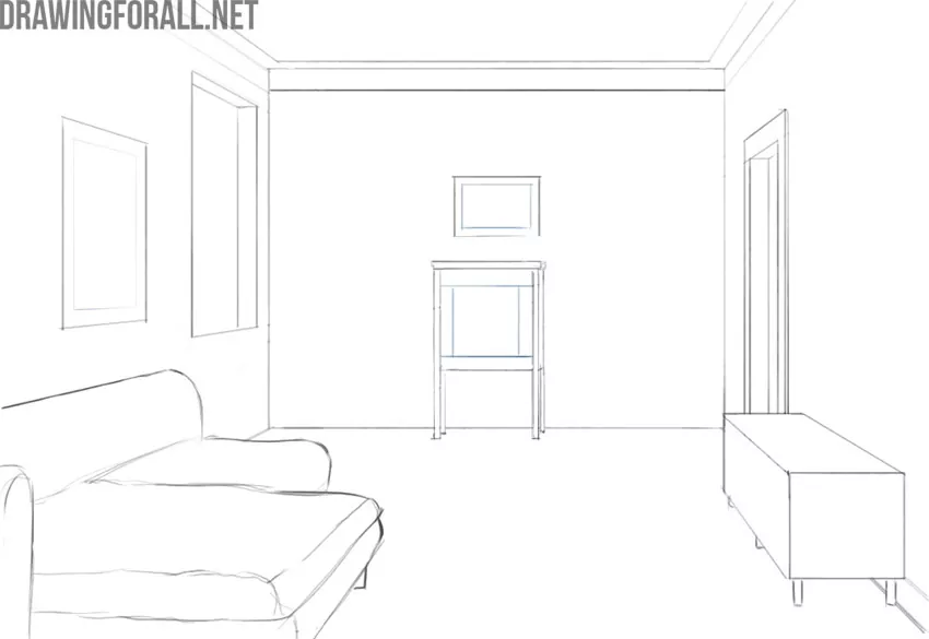 How to draw an interior