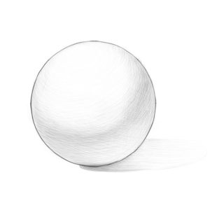 how to draw a ball