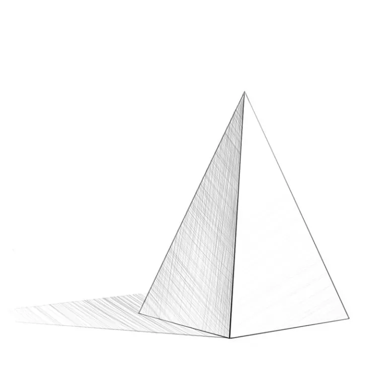 How to Draw a Realistic Pyramid