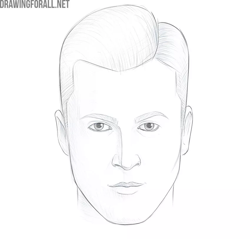how to draw a realistic face for beginners
