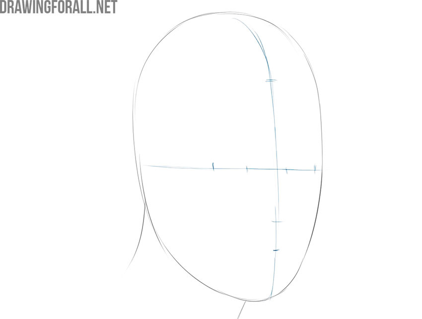 how to draw a detailed female face