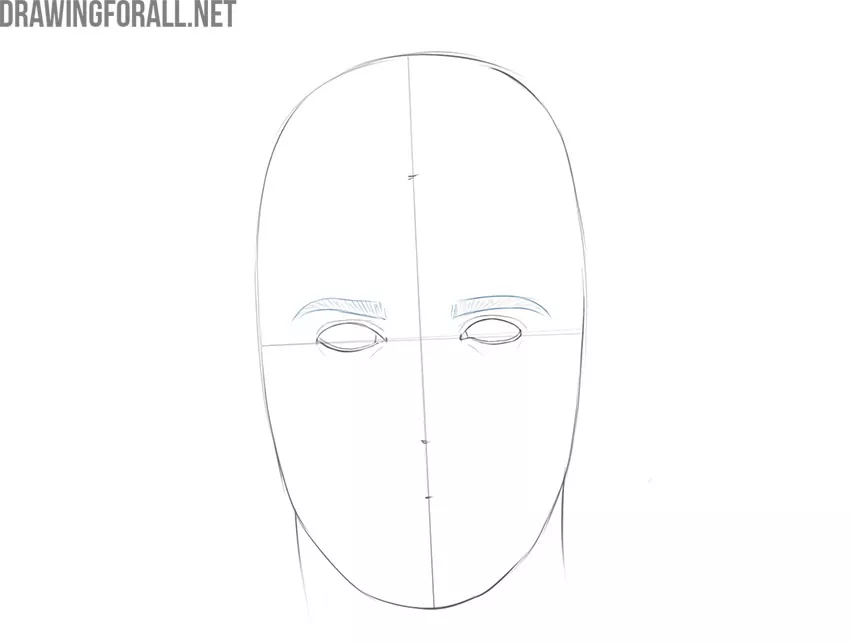 how to draw a male face step by step easy