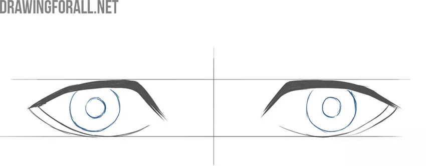 how to draw manga eyes for beginners