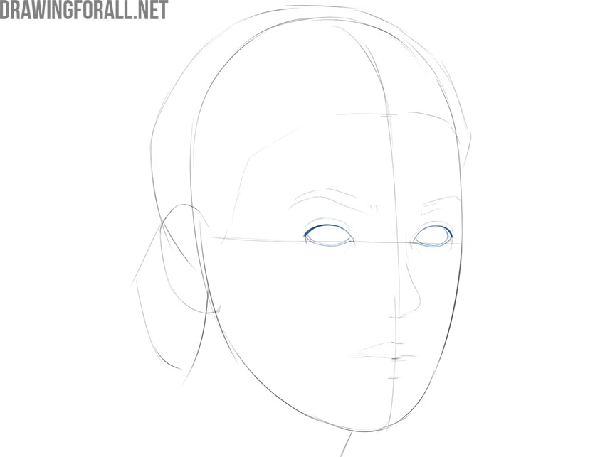 how to draw a beautiful female face