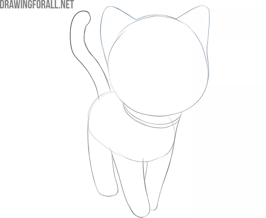 How to Draw a Cartoon Cat Easy