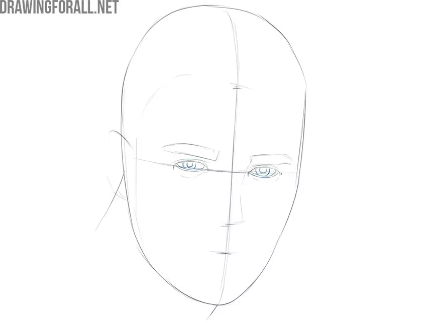 how to draw a person face realistic