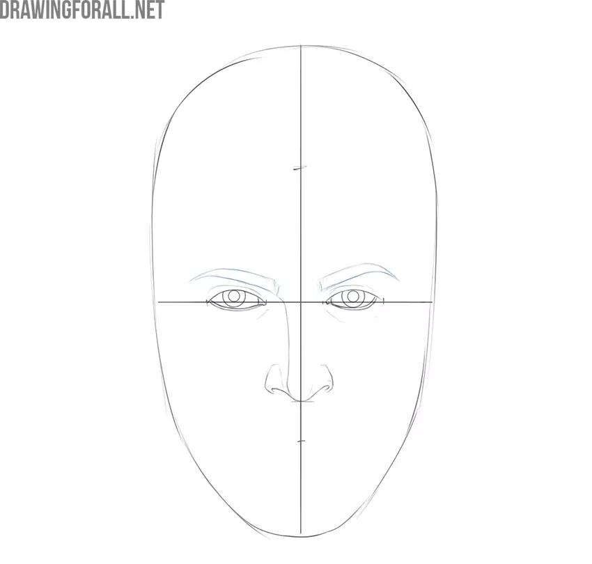 how to draw a realistic face of a boy