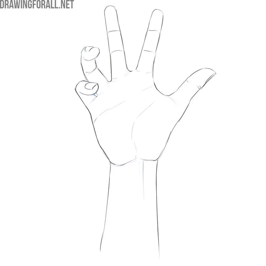 how to draw a realistic zombie hand