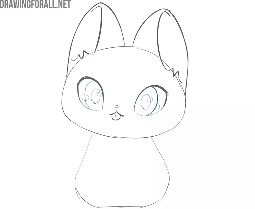 how to draw a kawaii nyan cat