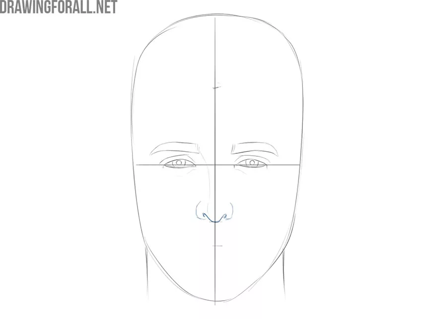 how to draw a realistic face for beginners step by step easy
