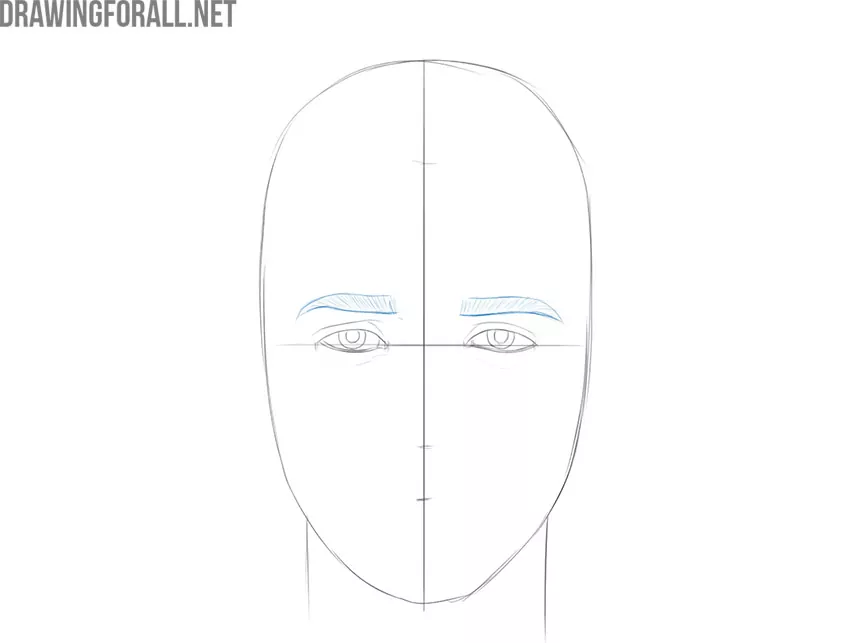 how to draw an easy boy face