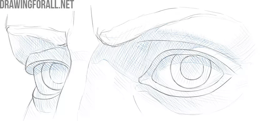 How to draw eyes detailed