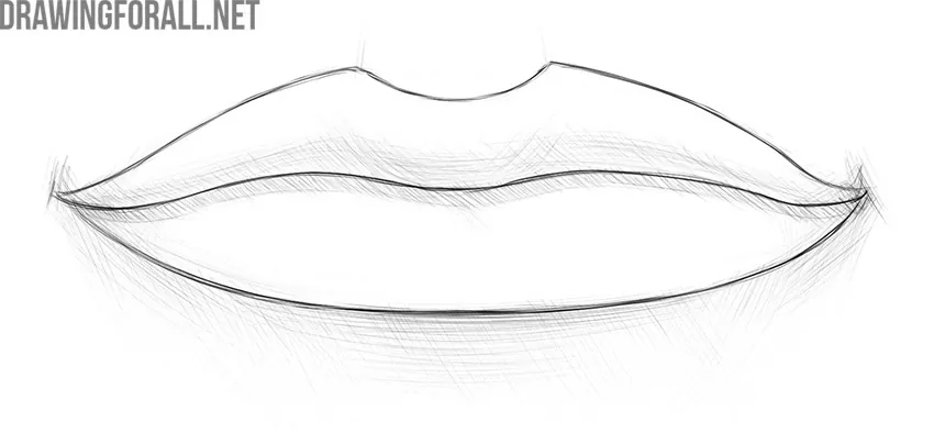 how to draw lips