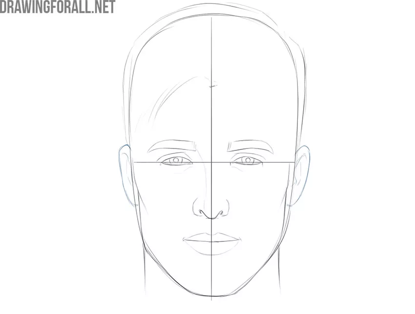 how to draw a face for beginners easy