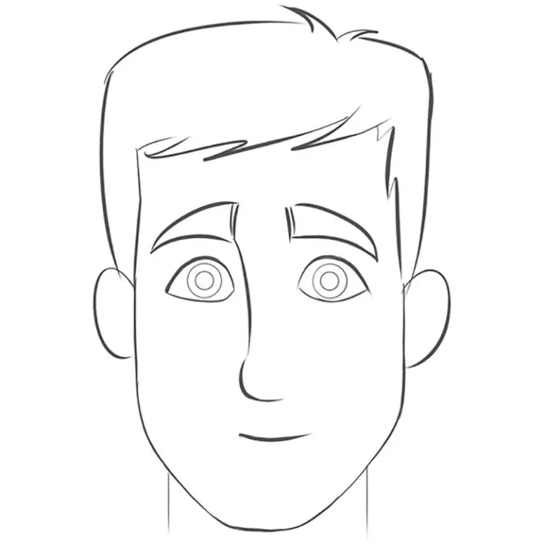how to draw a face for kids