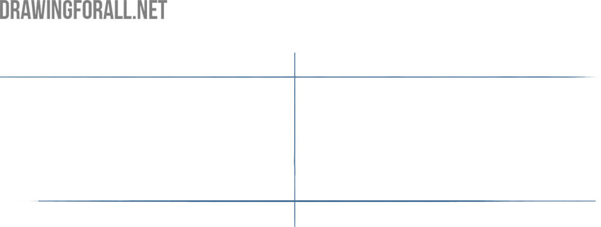 Sketch the eye construction lines