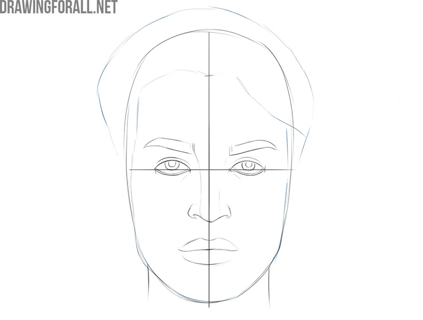 How to Draw a Face Easy | Drawingforall.net