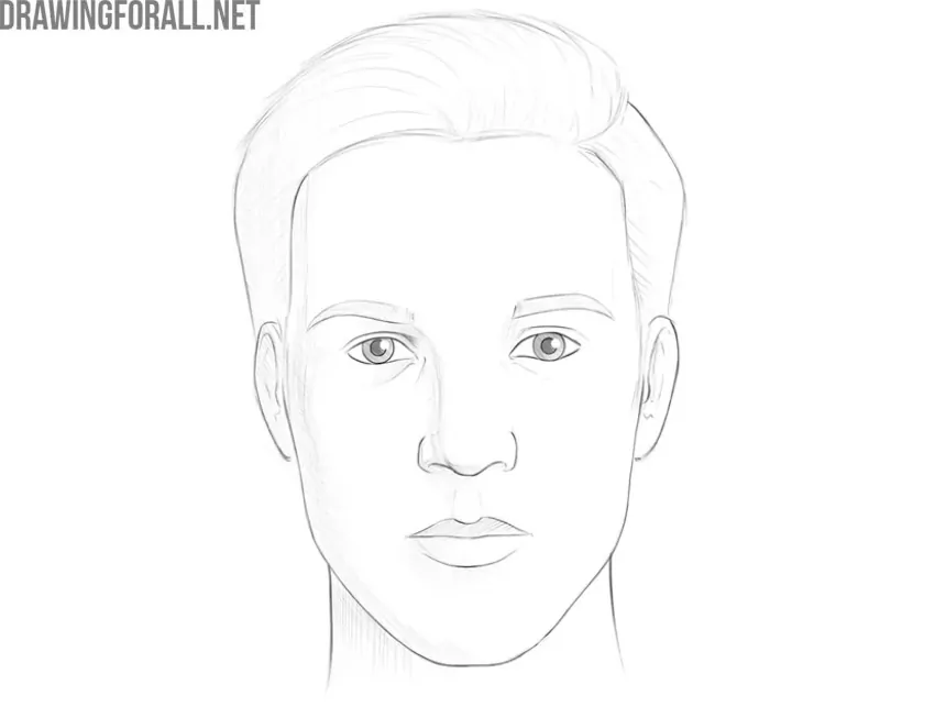 Example of adjusting overall face proportions