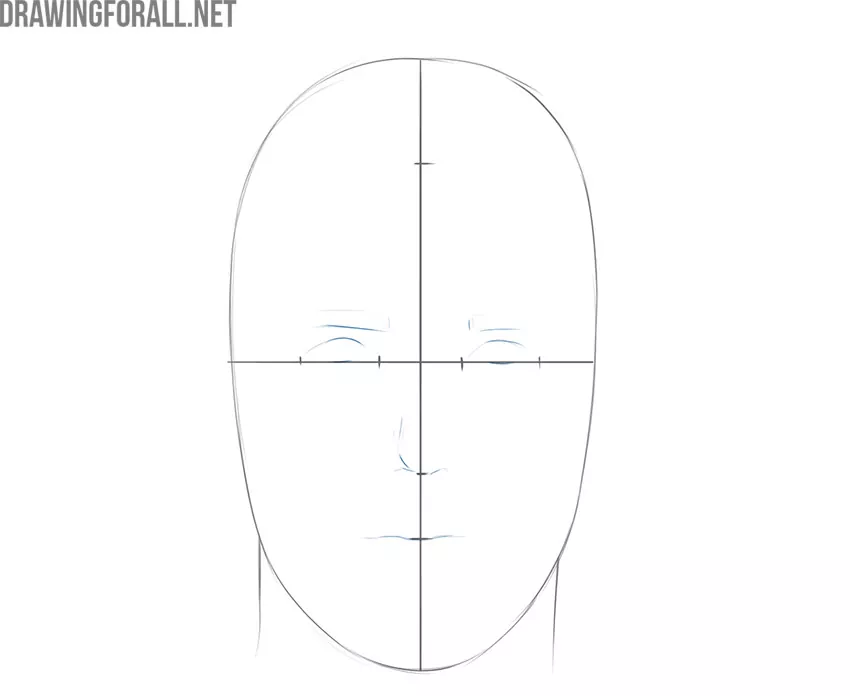 Roughly Sketch the Facial Features