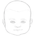 How to Draw a Baby Face
