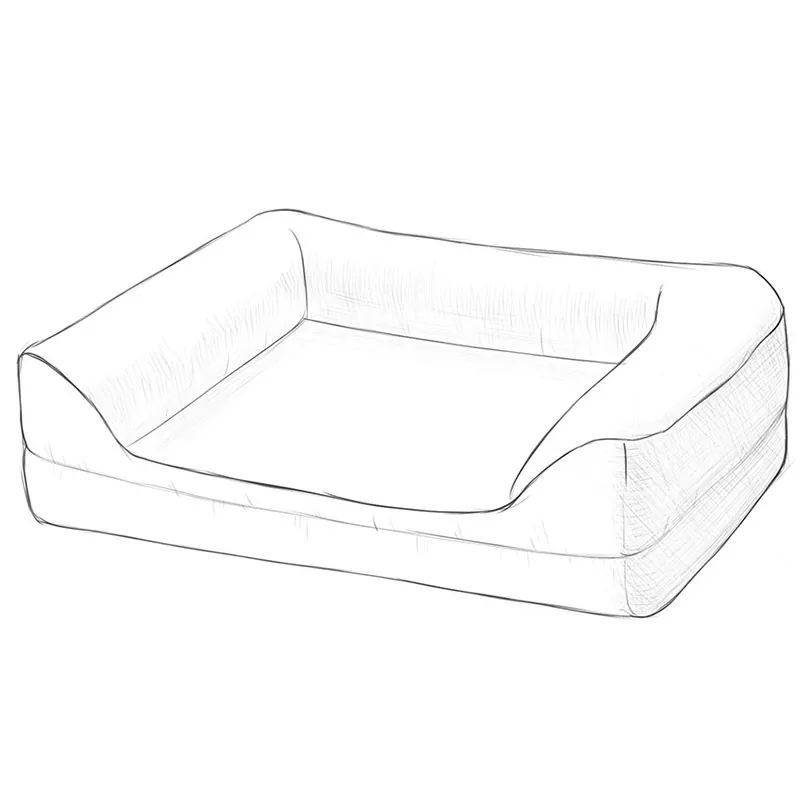 How to Draw a Dog Bed