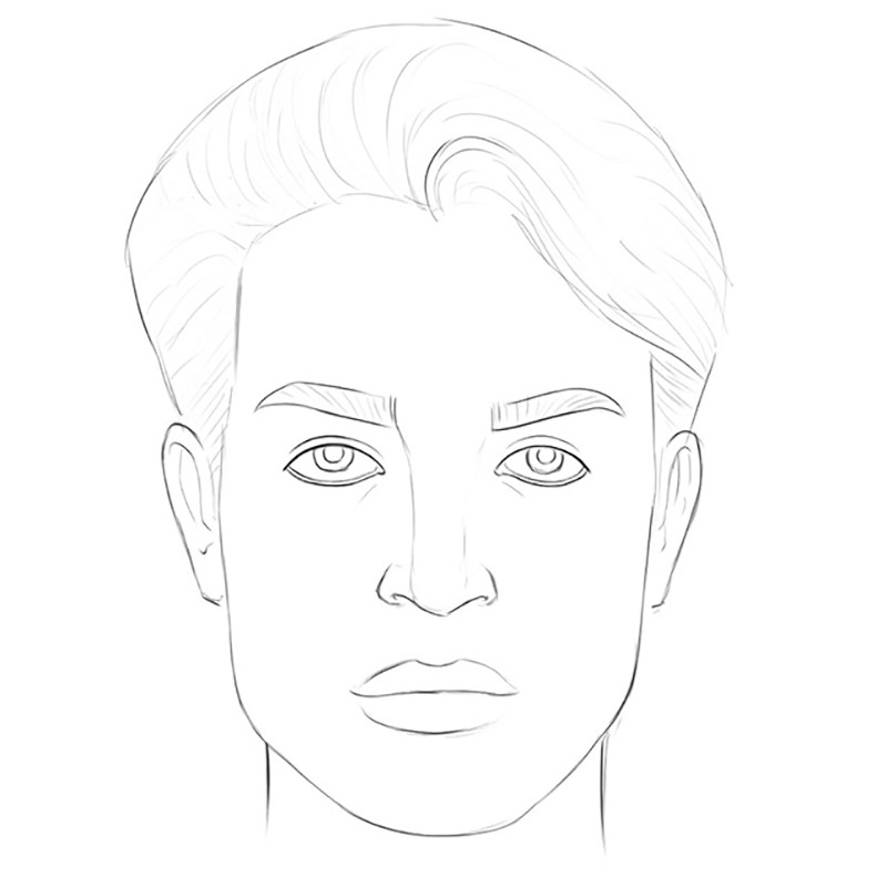 Cartoon Face Drawing - How To Draw A Cartoon Face Step By Step-saigonsouth.com.vn
