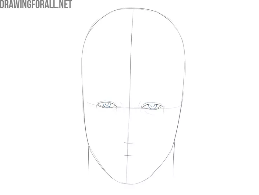how to draw a human face for beginner