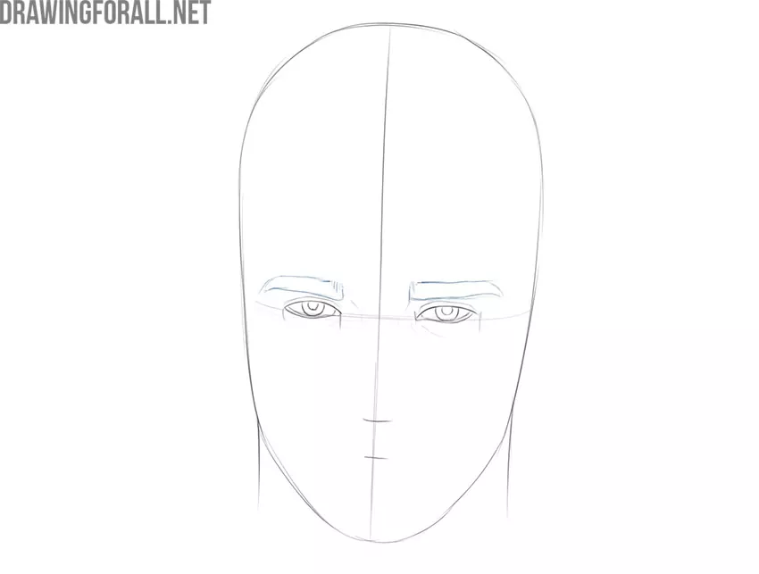 how to draw a human face step by step easy