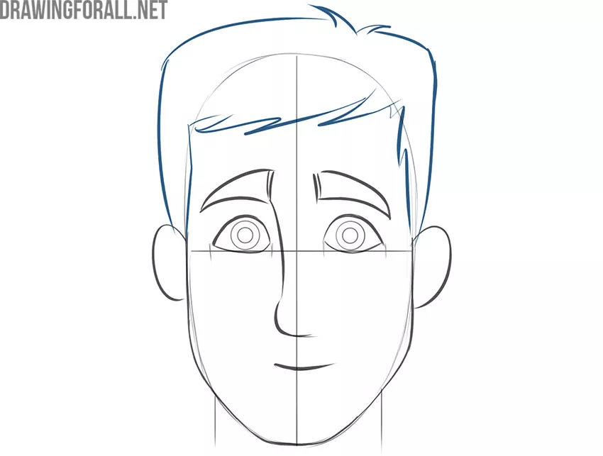 How To Draw An Easy Face, Step by Step, Drawing Guide, by Dawn - DragoArt-saigonsouth.com.vn