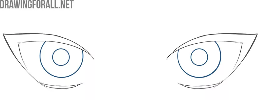 how to draw anime female eyes step by step