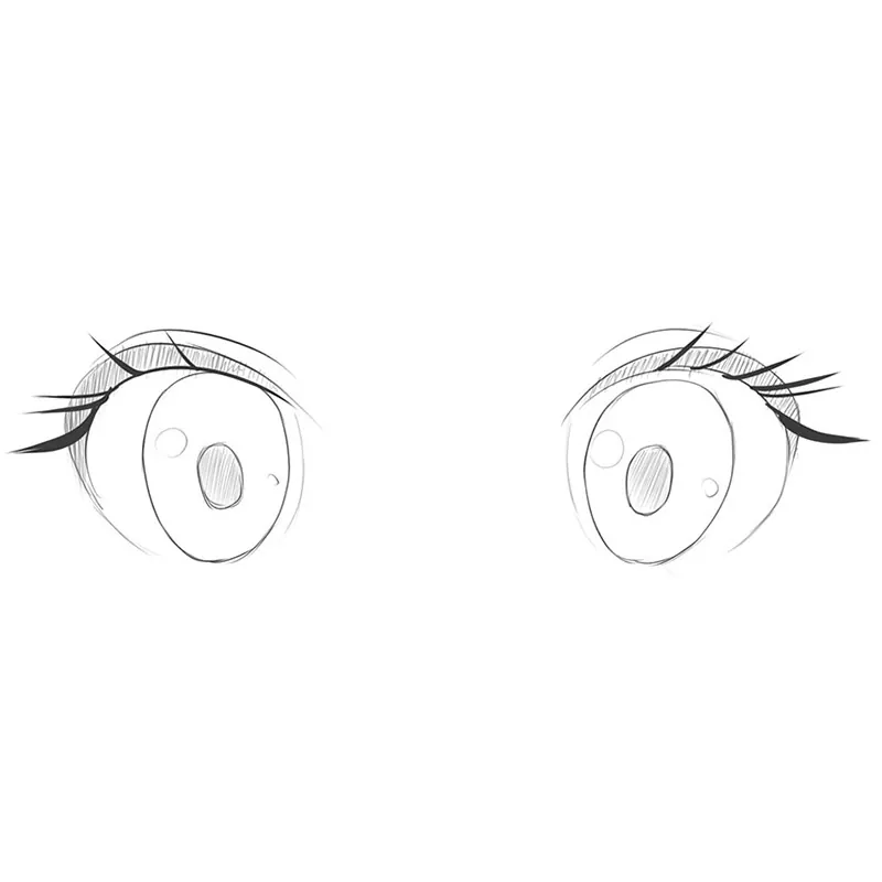 How To Draw Anime Eyes - So that anyone can do it