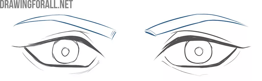 How to Draw Evil Eyes Step by Step