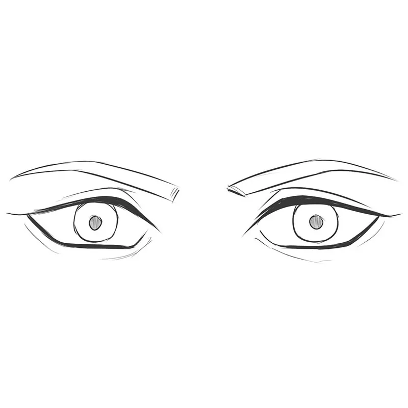 Anime, Eyes, And Tutorial Image - Digital Art Anime Eyes Transparent PNG -  500x380 - Free Download on NicePNG