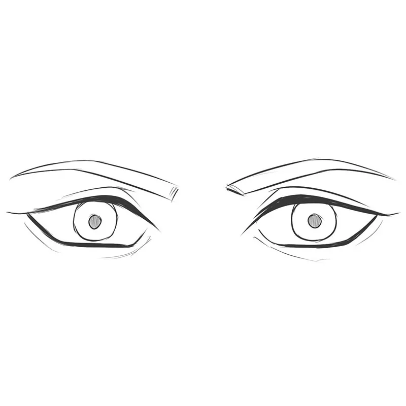 How to Draw Anime Boy Eyes