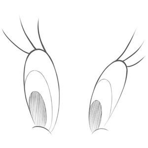 how to draw cartoon eyes
