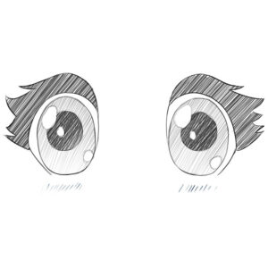 how to draw chibi eyes