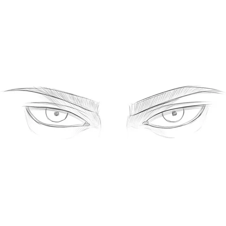 how to draw evil eyes