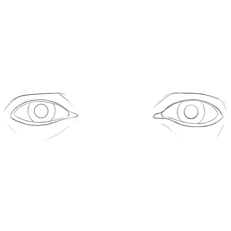 how to draw eyes easy