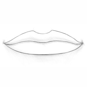how to draw lips