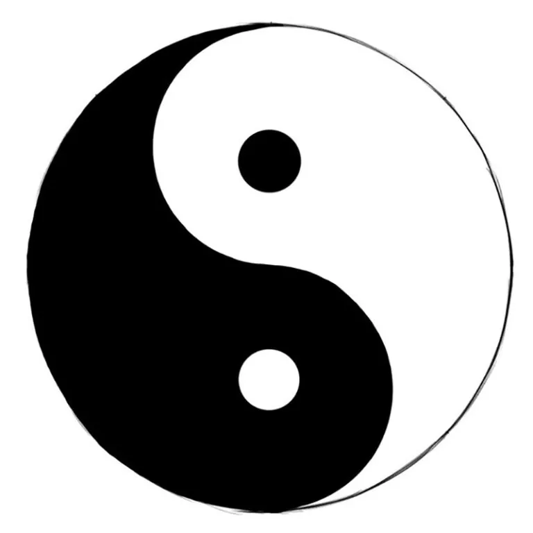 how to draw the yin yang symbol