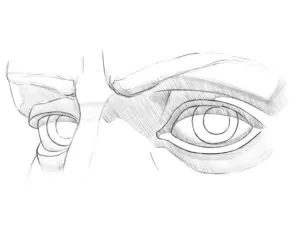 how to draw eyes from the 3 4 view featured image