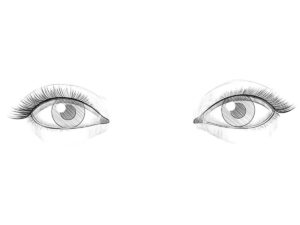 how to draw female eyes featured image