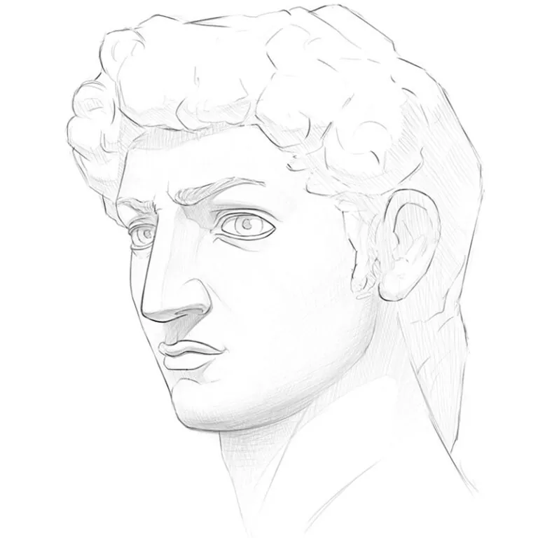 How to draw a portrait