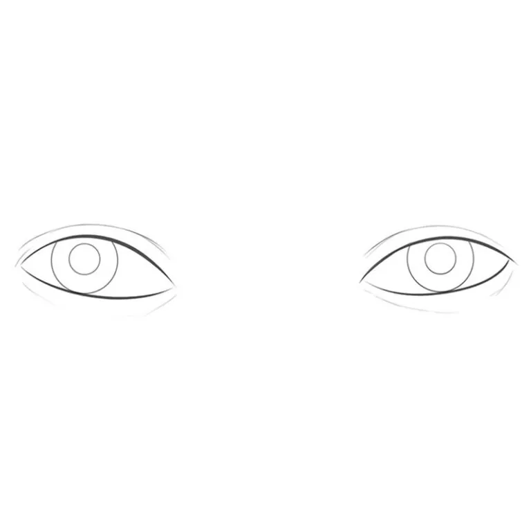 how to draw simple eyes_