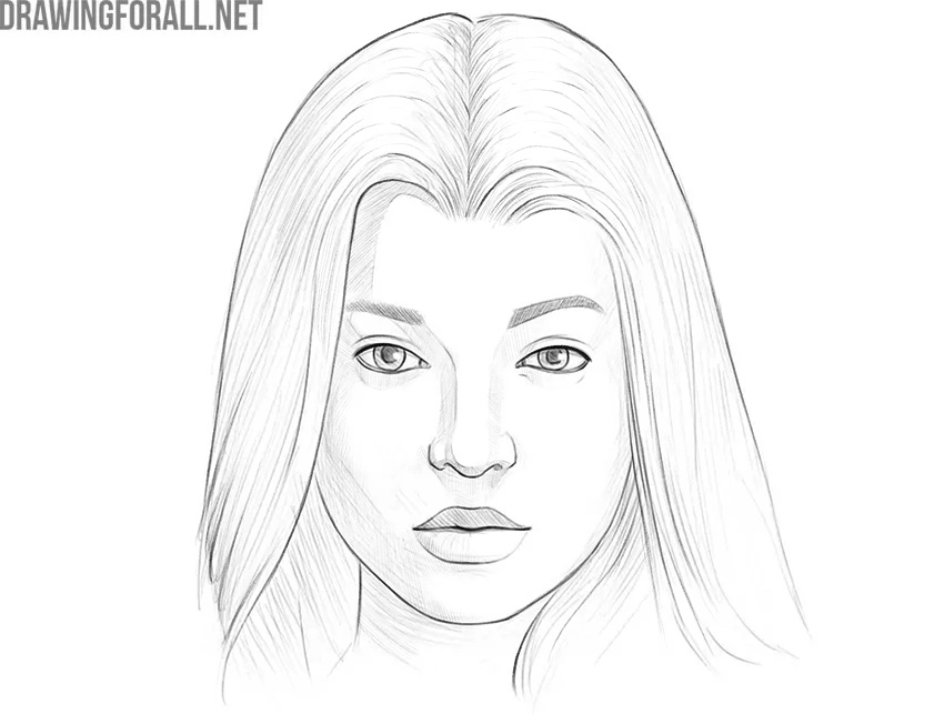 Finalize the girl portrait