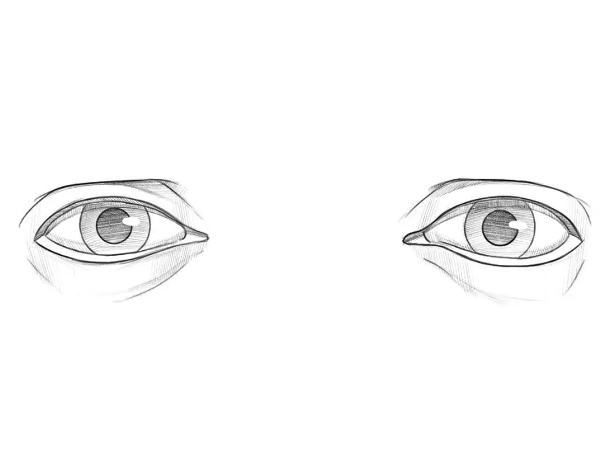 how to draw eyes from the front featured image