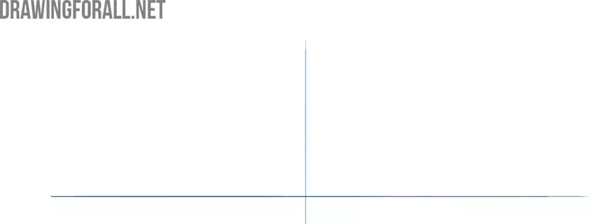 Sketch the horizontal and vertical guidelines
