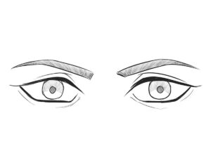 how to draw anime male eyes featured image