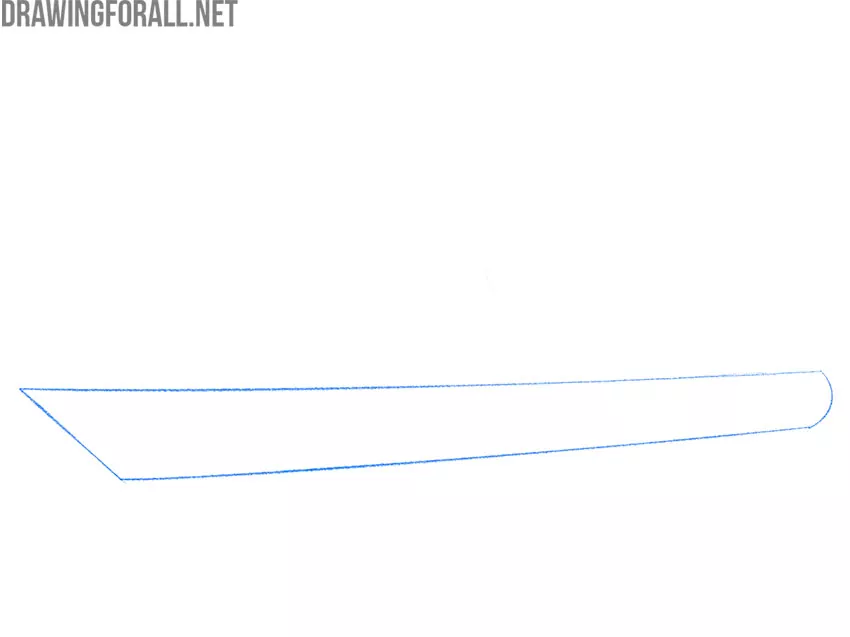 how to draw a ship easy