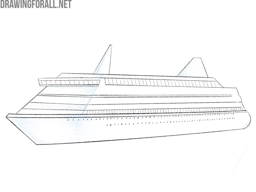 Add hatching to the ship